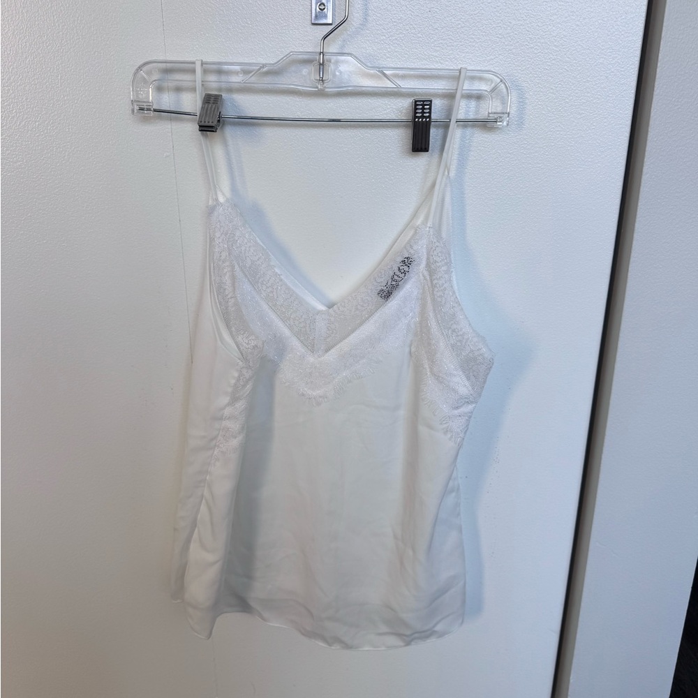 Nasty Gal Cream Lace Camisole